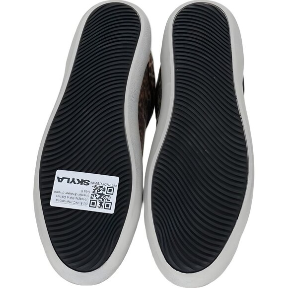 INC International Concepts Damon Cheetah Sneaker White/Brown Men's US 8 - Picture 6 of 6